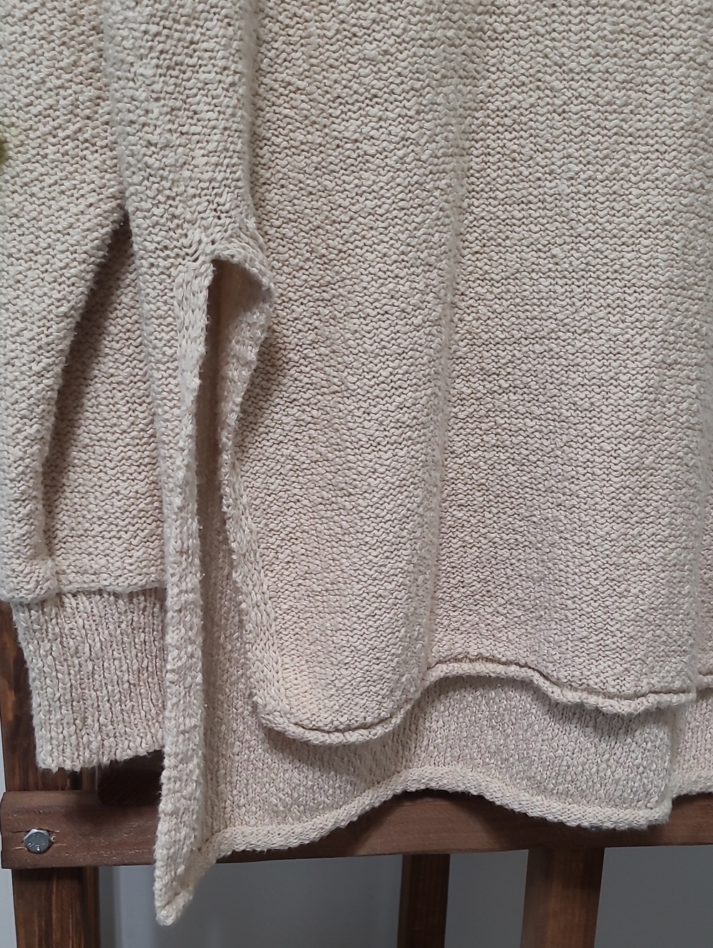 Aerie Split Hem Oversized Sweater - Picture 4 of 7